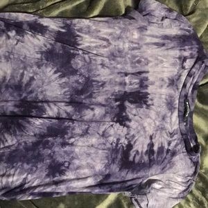 Purple tie dye t shirt